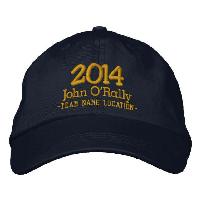 Personalise 2014 Cap Your Name Your Game (Front)