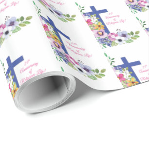 Personalise, 25th Anniversary Nun Religious Life Wrapping Paper