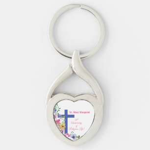 Personalise, 30th Anniversary Nun Religious Life Key Ring