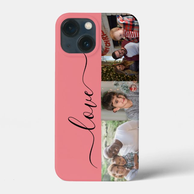 Personalise 3 photo and text  Case-Mate iPhone case (Back)