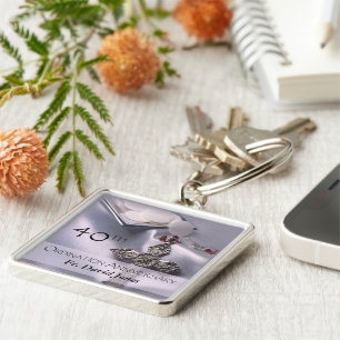 Personalise, 40th Ordination Anniversary Congrats Key Ring