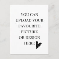Personalise 4.25" x 5.5" enclosure card- portrait 