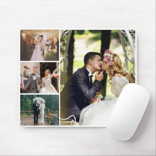Personalise 4 Custom Photo Collage Mouse Mat