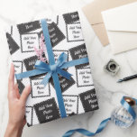 Personalise 4 Photos Templates Wrapping Paper<br><div class="desc">Create Personal Gift Wrap with 4 images which will be automatically tiled.</div>