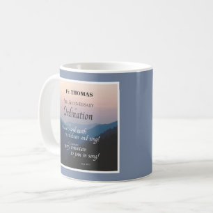 Personalise 5th Anniversary of Ordination Congrats Coffee Mug