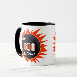 Personalise 600 Bowling Series, Ball Graphic Art, Mug