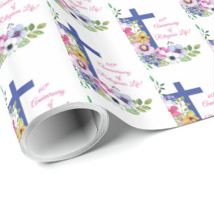 Personalise, 60th Anniversary Nun Religious Life Wrapping Paper