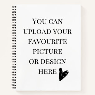 Personalise 8.5" x 11" spiral notebook
