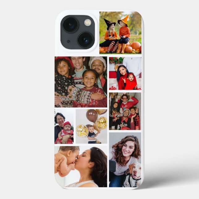 Personalise 8 photo collage  Case-Mate iPhone case (Back)