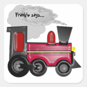 Personalise A 3D Train Sticker