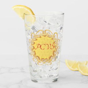 Personalise a Beautiful Medallion Glass Tumbler