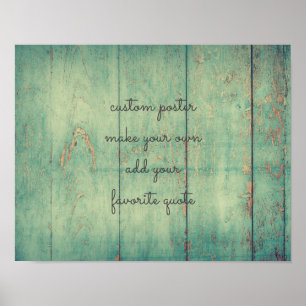 personalise a custom poster add a favourite quote