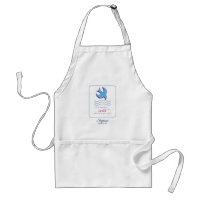 Personalise, Adult Baptism Dove on Blue
