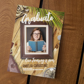 Personalise Adventurer Graduation Announcement