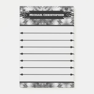 Personalise Aesthetic Elegant Abstract Ethnic Post-it Notes