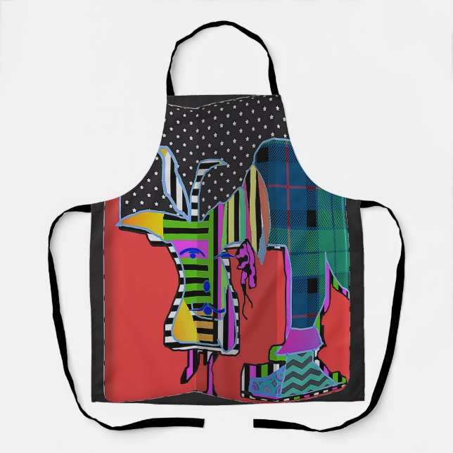 Personalise Animal Imagery Kitchen Crafts Apron (Front)