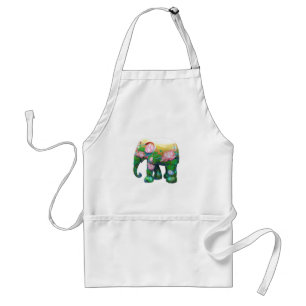 Personalise Animal Safari Jungle Africa Flowers Standard Apron