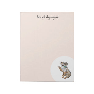 Personalise Australian Shepherd Notepad