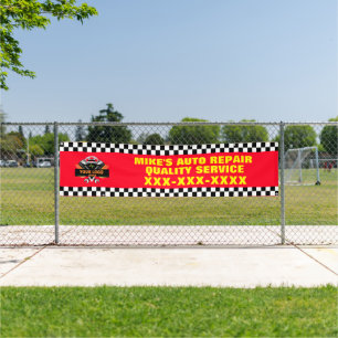 Personalise Auto Repair Shop With Your Logo Design Banner