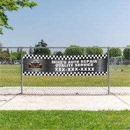 Personalise Auto Repair Shop With Your Logo Design Banner
