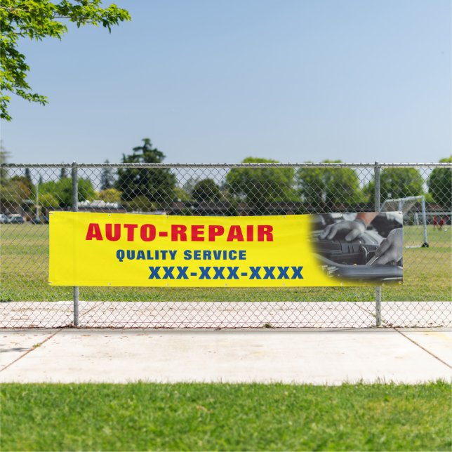 Personalise Automotive Repair Shop Advertisement   Banner (Insitu)