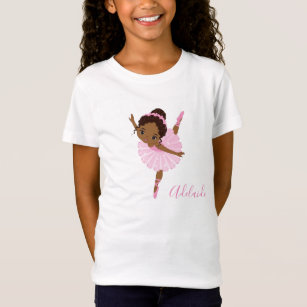 Personalise Baby and Kids T-Shirt Ballerina