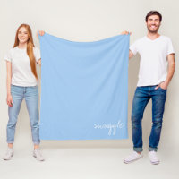 Personalise Baby Blue Snuggle
