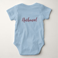 Personalise Baby Boy Decorative Script Lettering 