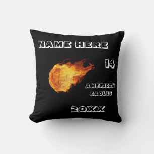 Personalise Basketball Pillow with Player's Name