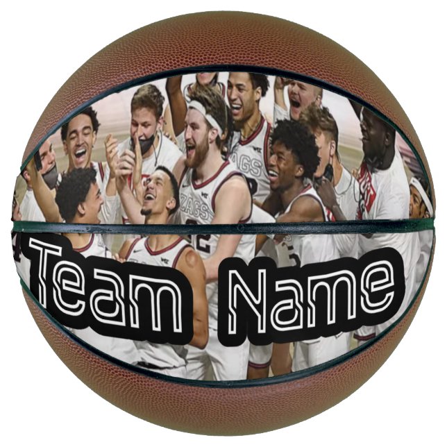 Personalise Basketball Team Photo Team Name (Front)