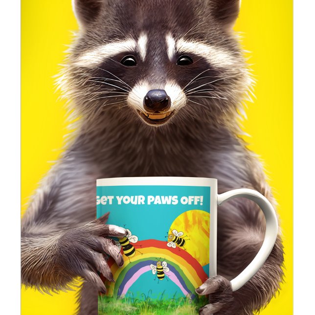 personalise Bees enjoying the plants summer spring Coffee Mug (Creator Uploaded)