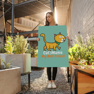 Personalise Best Friend Cat  Poster