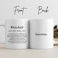 Personalise Best Mentor Ever Custom Thank You Gift