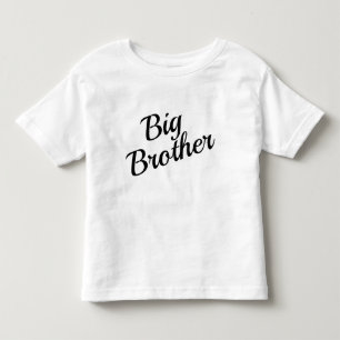 Personalise Big Brother Typography Toddler T-shirt
