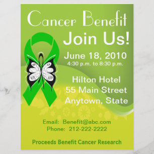 Personalise Bile Duct Cancer Fundraising Benefit Flyer