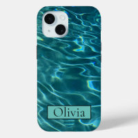 Personalise blue ocean waves