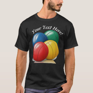Personalise Bocce Ball Unique T-Shirt