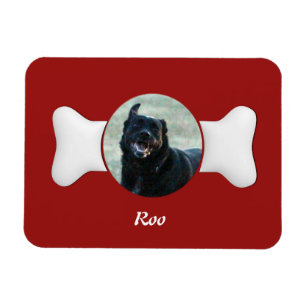 Personalise Bone Shaped Pet Keepsake Magnet