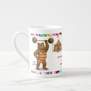 Personalise: Brandon, strong-bear Bone China Mug