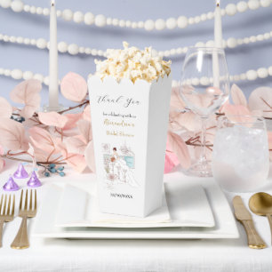 Personalise Bridal Shower Dress Thank you Favour Box