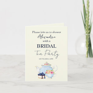 Personalise Bridal Shower Tea Party Announcement