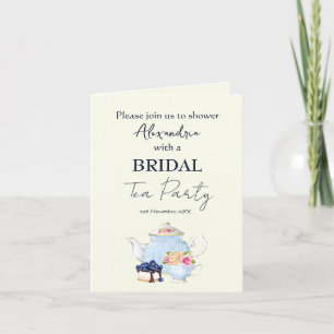 Personalise Bridal Shower Tea Party Announcement