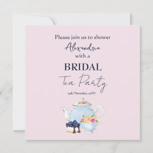 Personalise Bridal Shower Tea Party Save The Date