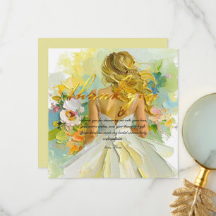 Personalise Bridal Shower Thank you Card
