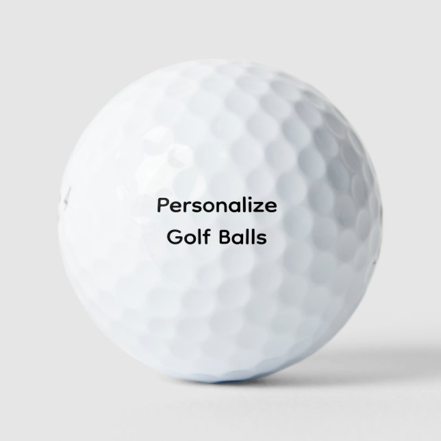 Personalise Bridgestone e6 Golf Ball (Front)