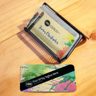 Personalise Business Art Supplies Card