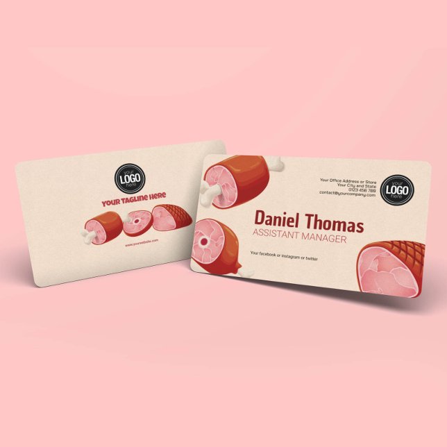 Personalise Business | Butcher Shop Card (Creator Uploaded)