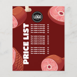 Personalise Business Butcher Shop Flyer