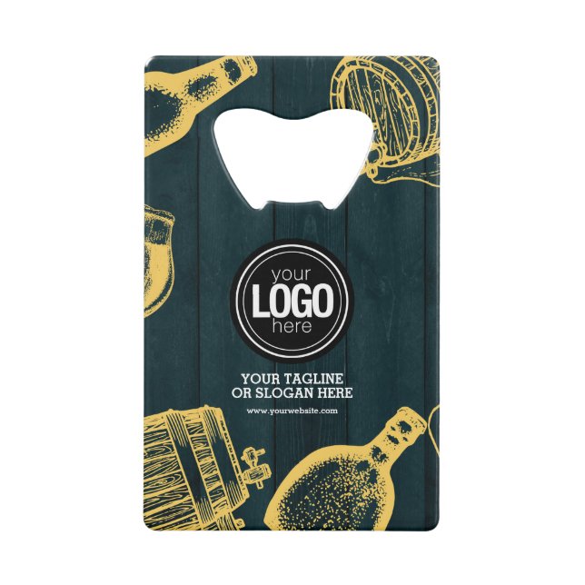 Personalise Business Dark Green Brewery Theme (Front)