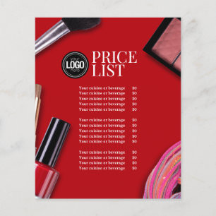 Personalise Business Modern Makeup Company Flyer